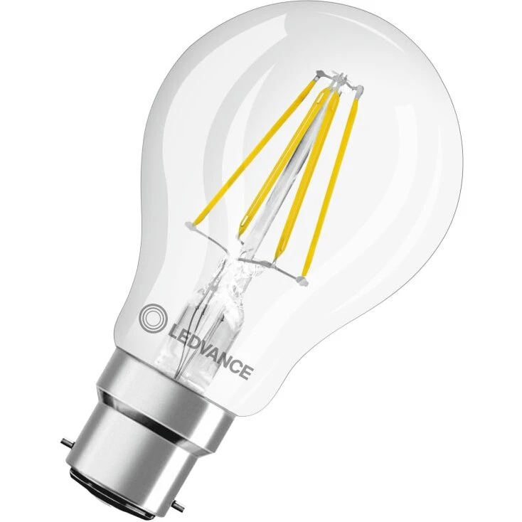 Ledvance Classic Performance LED B22d 4W 470lm 827 klar