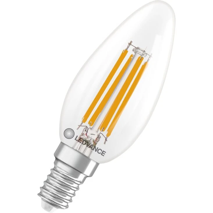Ledvance Classic E14 Kerte Filament 3,4W 470lm 2700K Dæmpbar