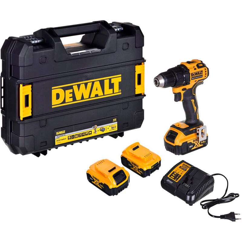 DeWalt DCD708P3T 18V akku-skruemaskine med batteri