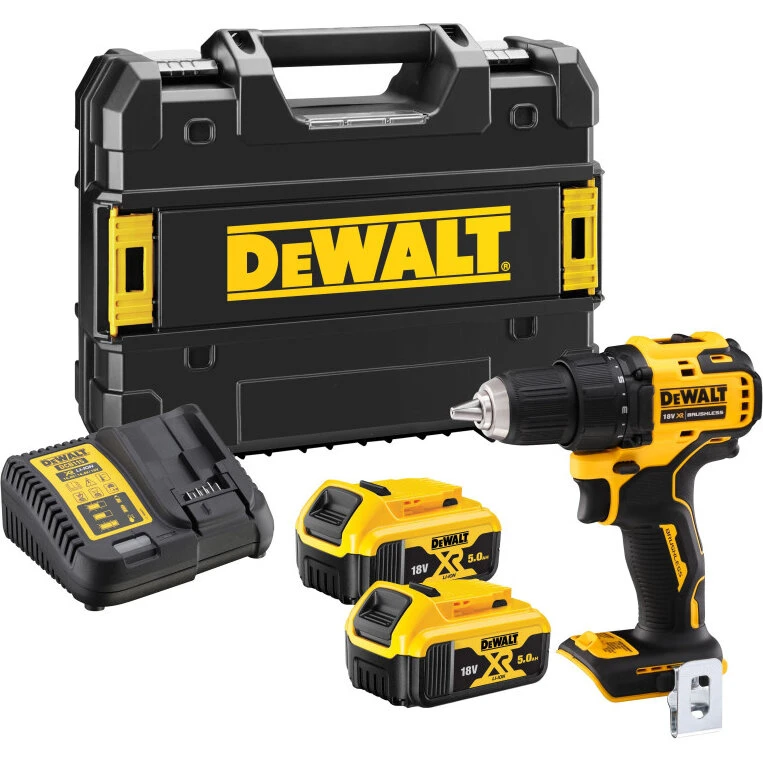 DeWalt DCD708P2T-QW bore-/skruemaskine m. batteri & oplader