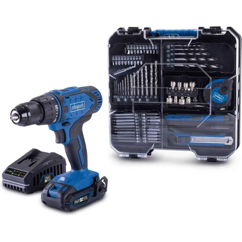 Scheppach C-DTB74/1-X akku-boremaskine sæt 2,0Ah
