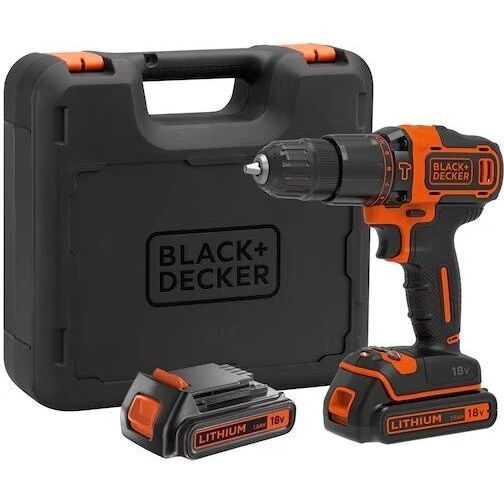 Black & Decker BDCHD18KB2-QW 18 V bore-/skruemaskine (batteri & lader)