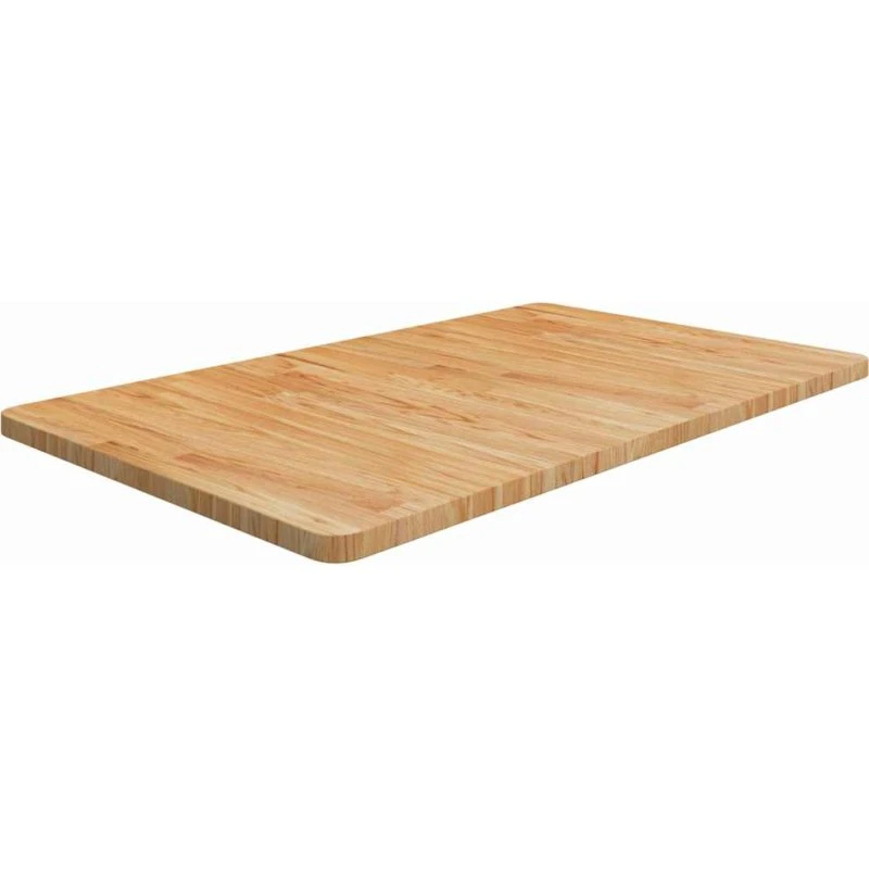 Bordplade i massivt egetræ 100x60x2,5 cm – lysebrun