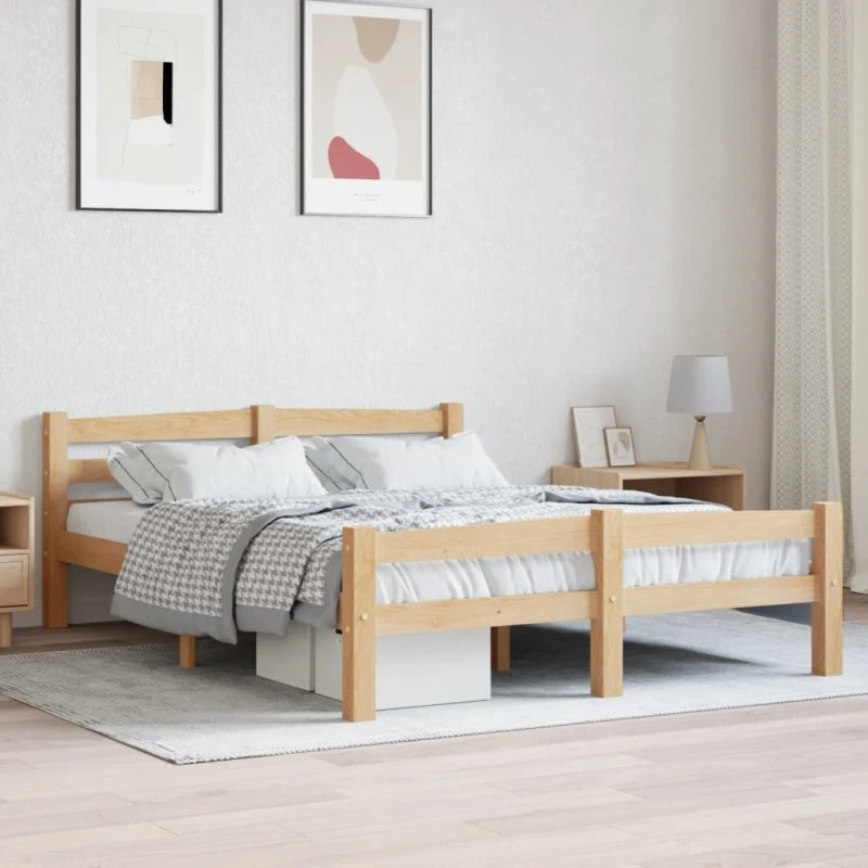 Sengestel 120x200 cm i massivt fyrretræ