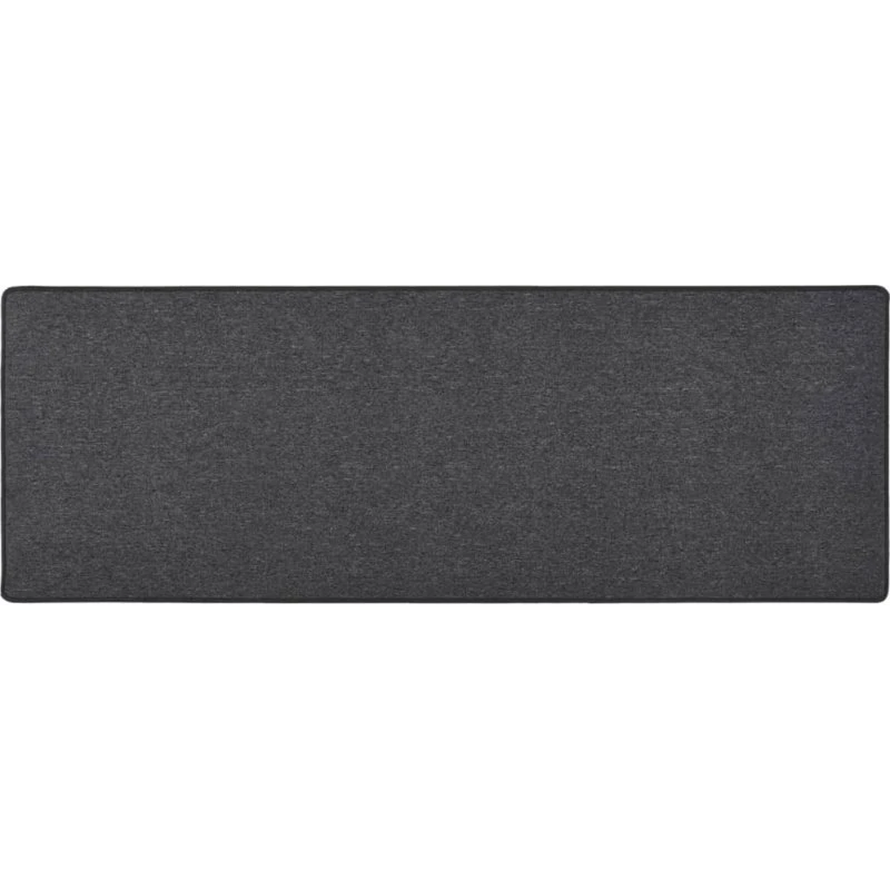 Tæppeløber 50x150 cm i antracitgrå - tuftet PP