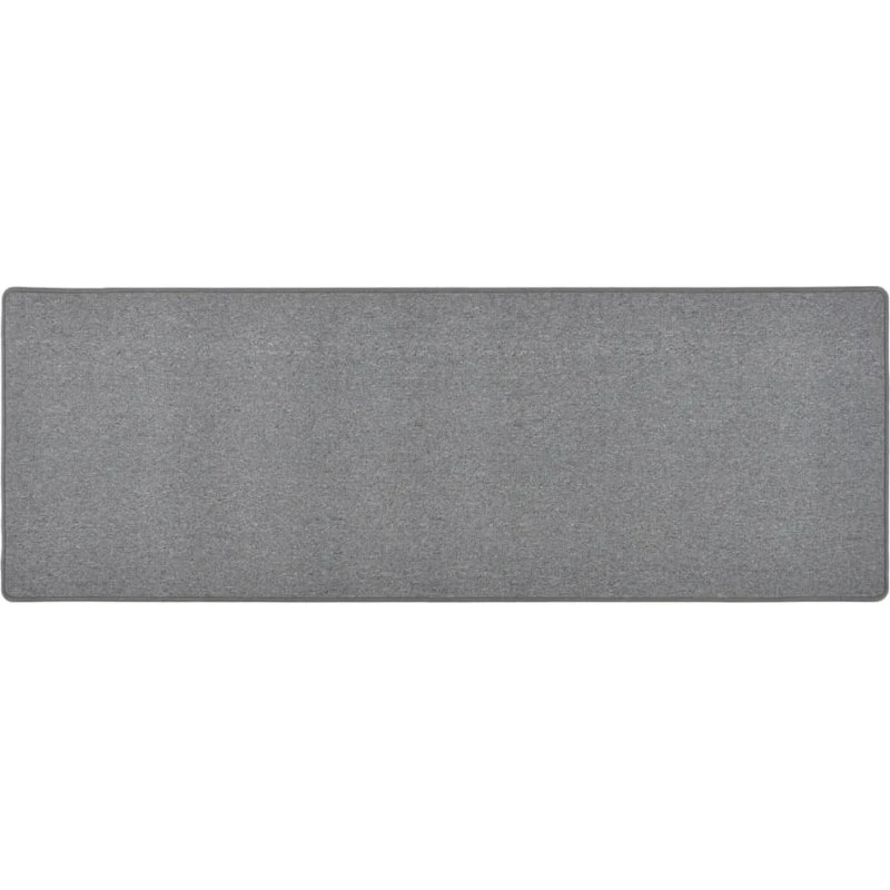 Tæppeløber 50x150 cm mørkegrå - blød & skridsikker
