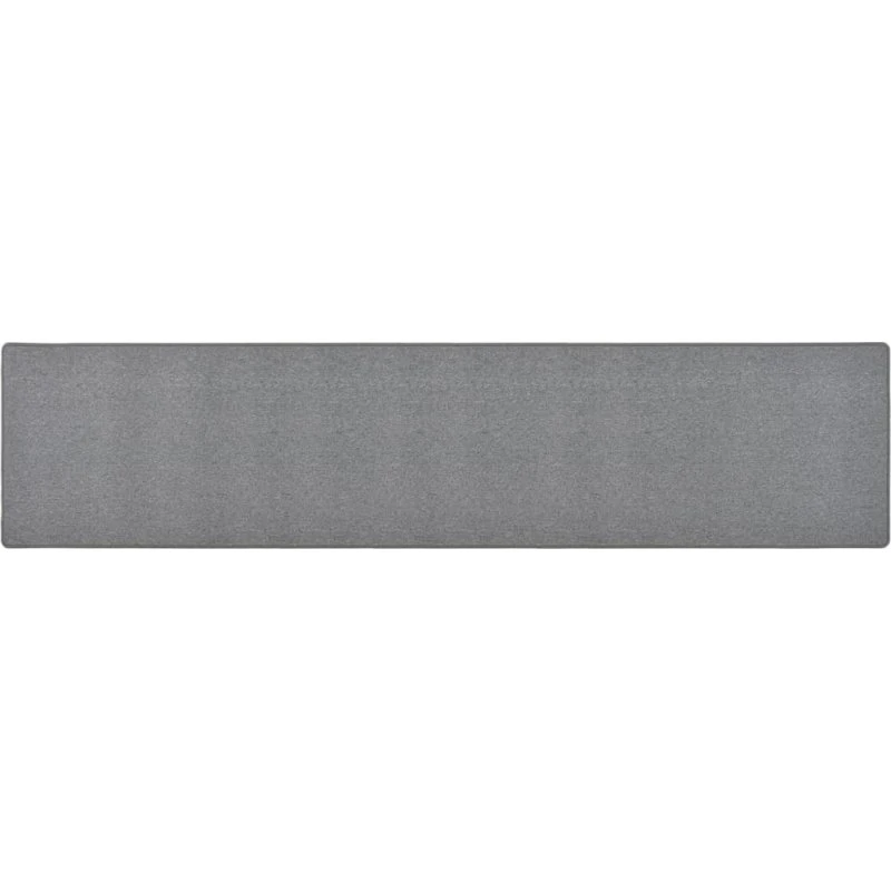 Tæppeløber 80x400 cm mørkegrå – tuftet PP