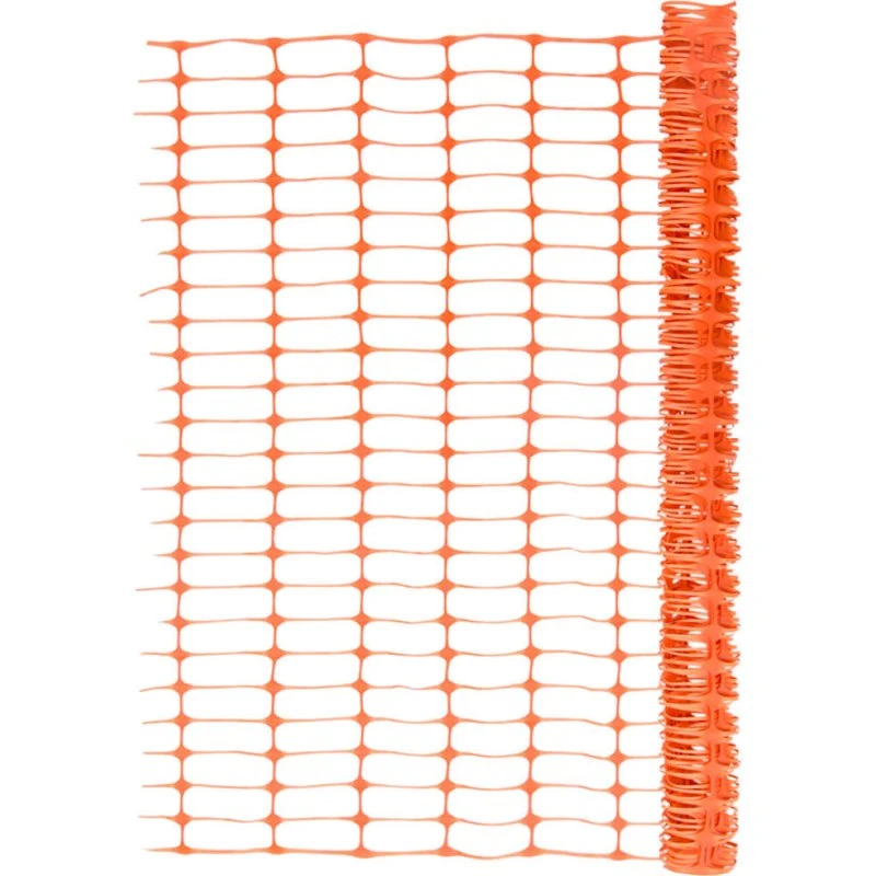 Sikkerhedshegn 50 m orange - robust HDPE