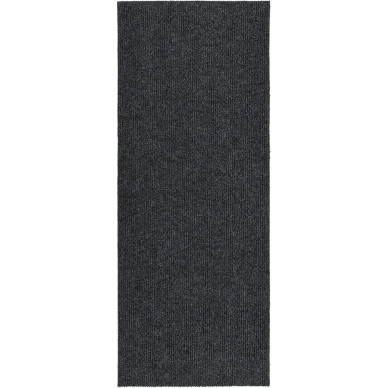 Snavsbestandig tæppeløber 100x250 cm – Antracitgrå