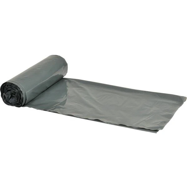 Spandepose 60 L grå LDPE 60x100 cm 15 µm – 10 ruller á 50