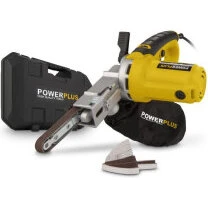 Båndsliber 13 mm i kuffert med 10 slibebånd