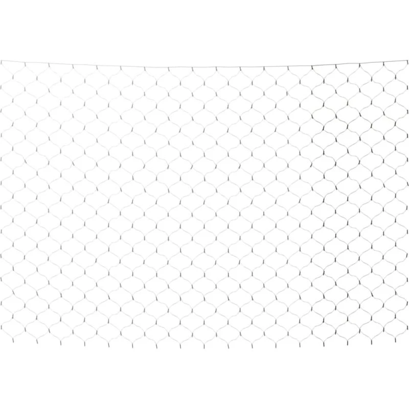 LED lysnet 3x3 m, 306 LED – kold hvid (ind/ud)