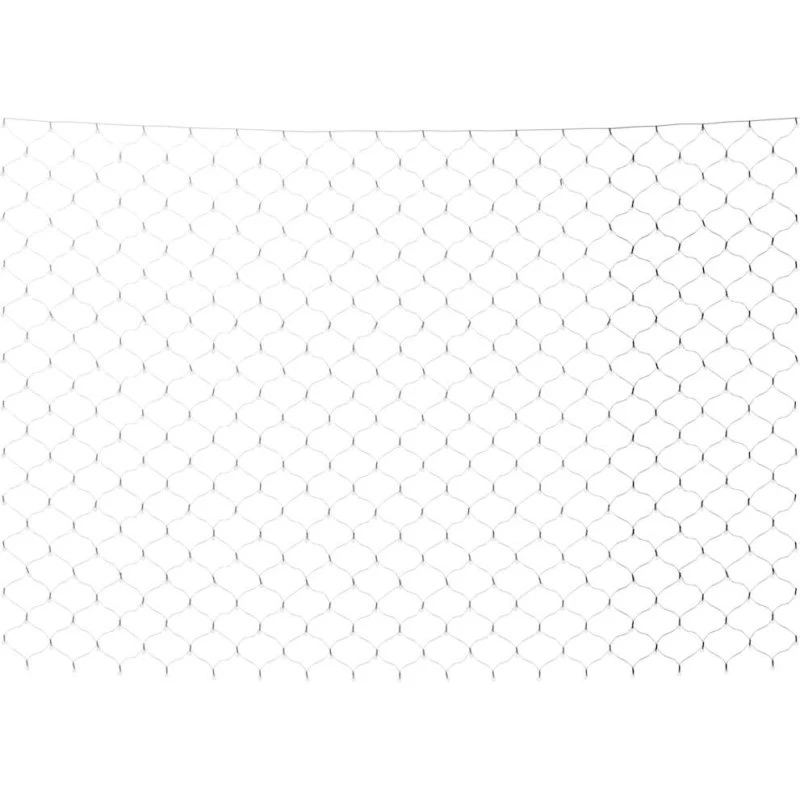 Lysnet 4x4 m 544 LED – Koldt hvidt, inde/ude