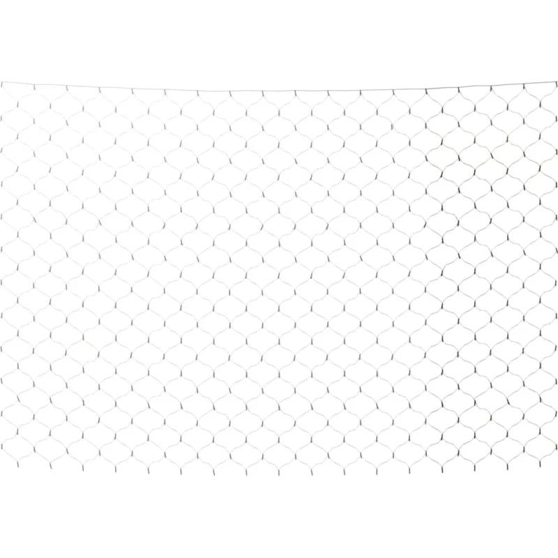 Lysnet 4x4 m 544 LED flerfarvet - inde/ude