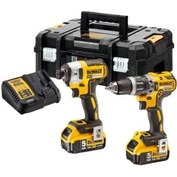 DeWalt DCK266P2T 18V kombikit 2x5,0Ah TSTAK