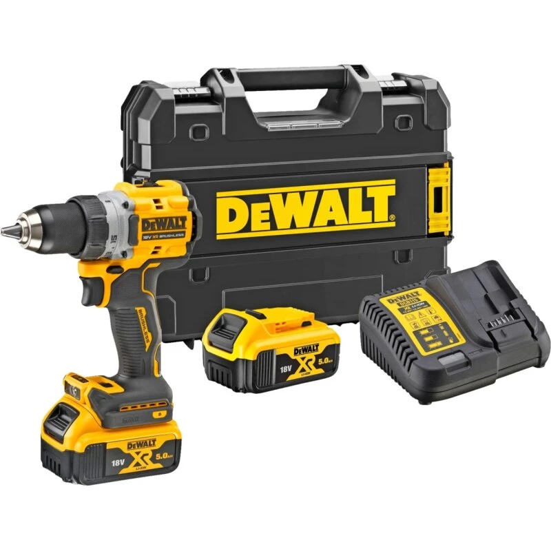 DEWALT DCD800P2T-QW 18V XR boremaskine 2x5Ah TSTAK