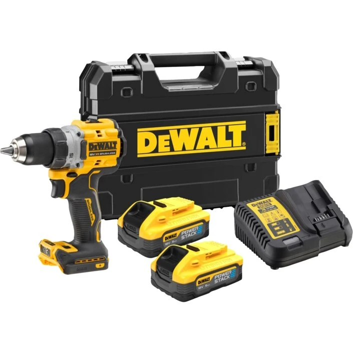 DeWalt DCD800H2T 18V XR boremaskinesæt med batteri og TSTAK