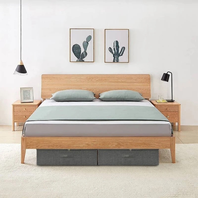 Foldbar opbevaringskasse 70x40x18 cm - antracitgrå