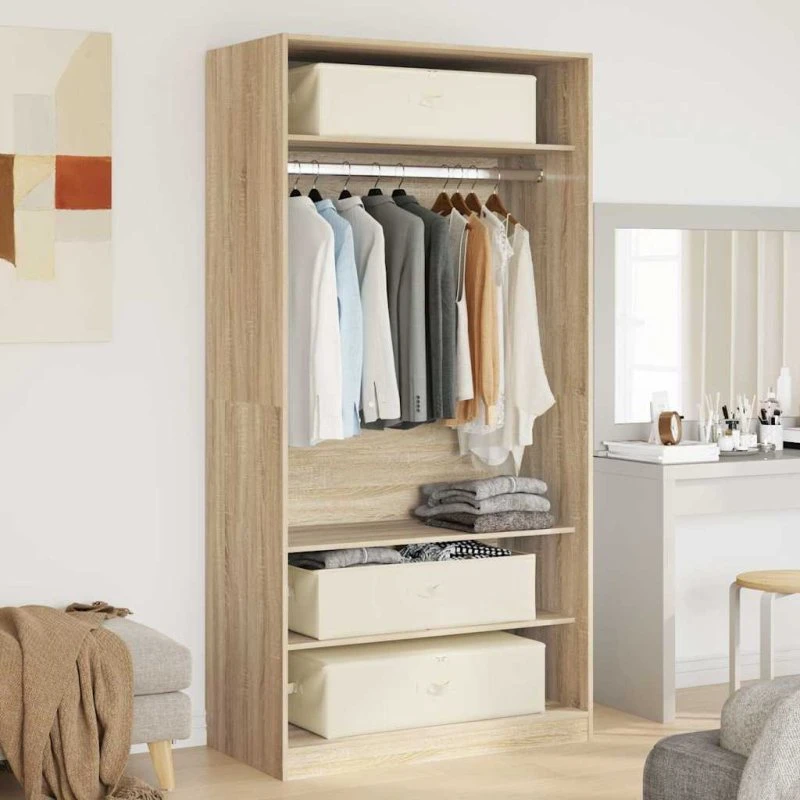 Foldbare opbevaringskasser 2 stk. 70x40x18 cm - creme