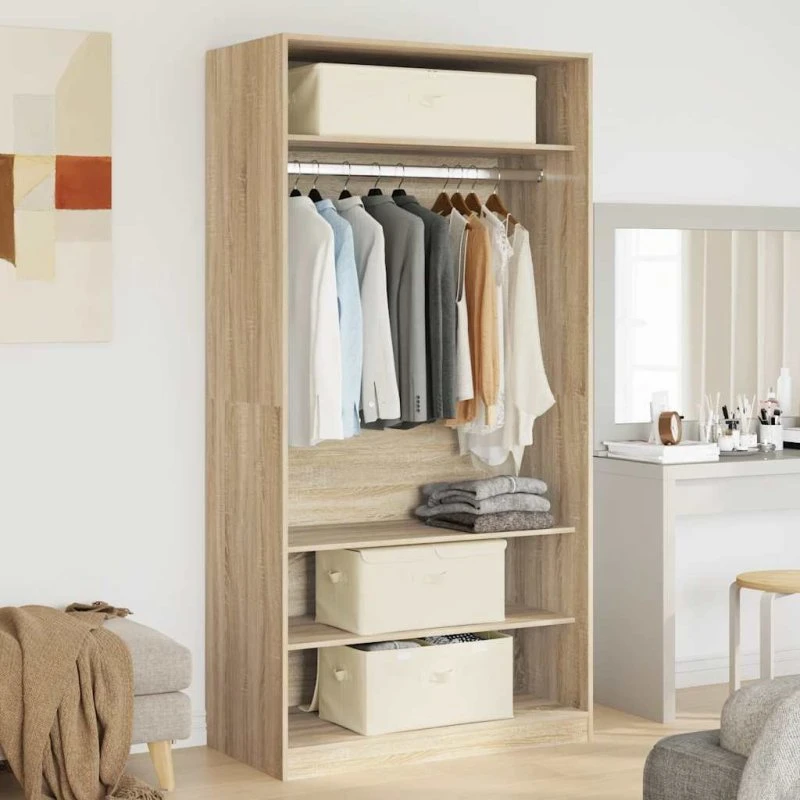 Foldbare opbevaringskasser 2 stk. 50x30x25 cm - creme