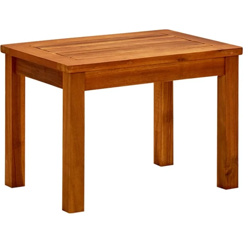 Sofabord til haven 50x35x36 cm i massivt akacietræ