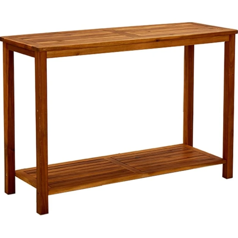 Konsolbord i massivt akacietræ 110x40x75 cm