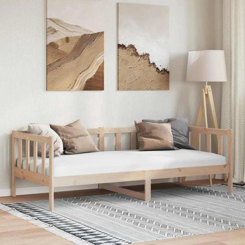 Daybed 90x200 cm i massivt fyrretræ - sovesofa