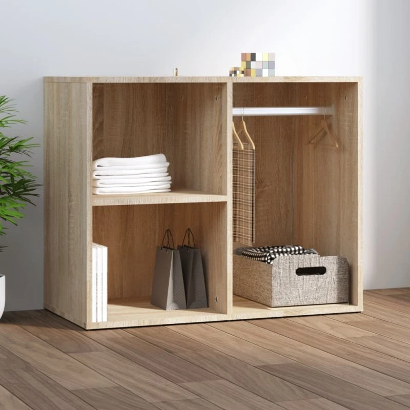 Skab 80x40x65 cm i sonoma-eg – konstrueret træ