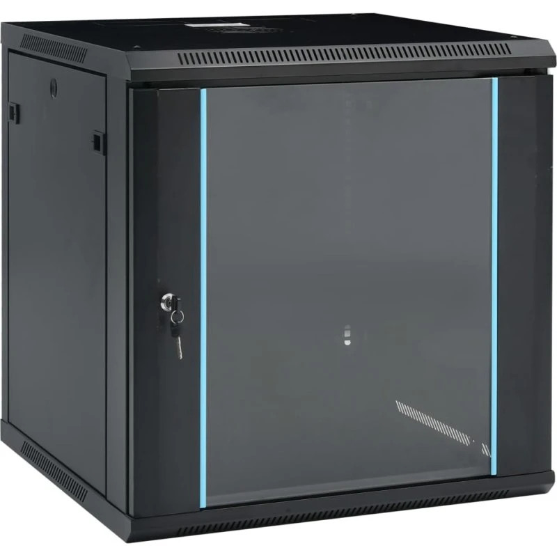 12U væghængt netværksskab 19" IP20 600x600x640 mm