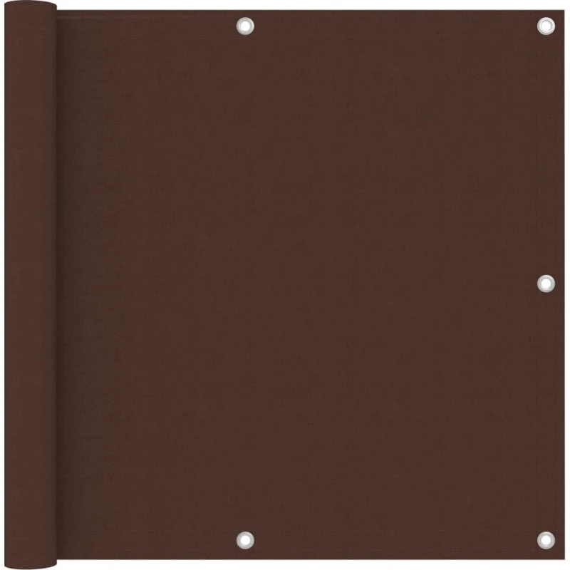 Altanafskærmning 90x400 cm i PU-belagt oxfordstof (brun)