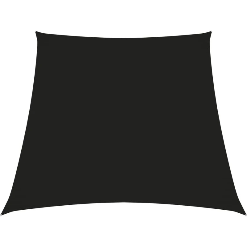 Solsejl trapez 2,4x3 m PU-belagt oxford - sort