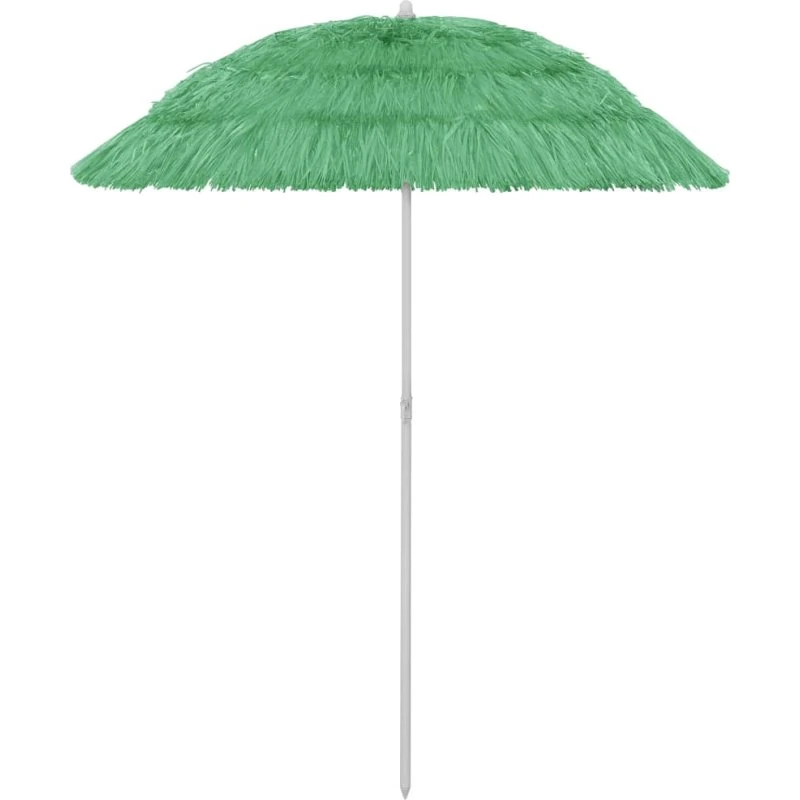 Hawaii strandparasol 180 cm – grøn, UV-beskyttende