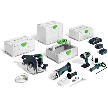 Festool 578025 Accu Comboset HKC 55 / TPC 18 / AGC 18 18V 5.0Ah