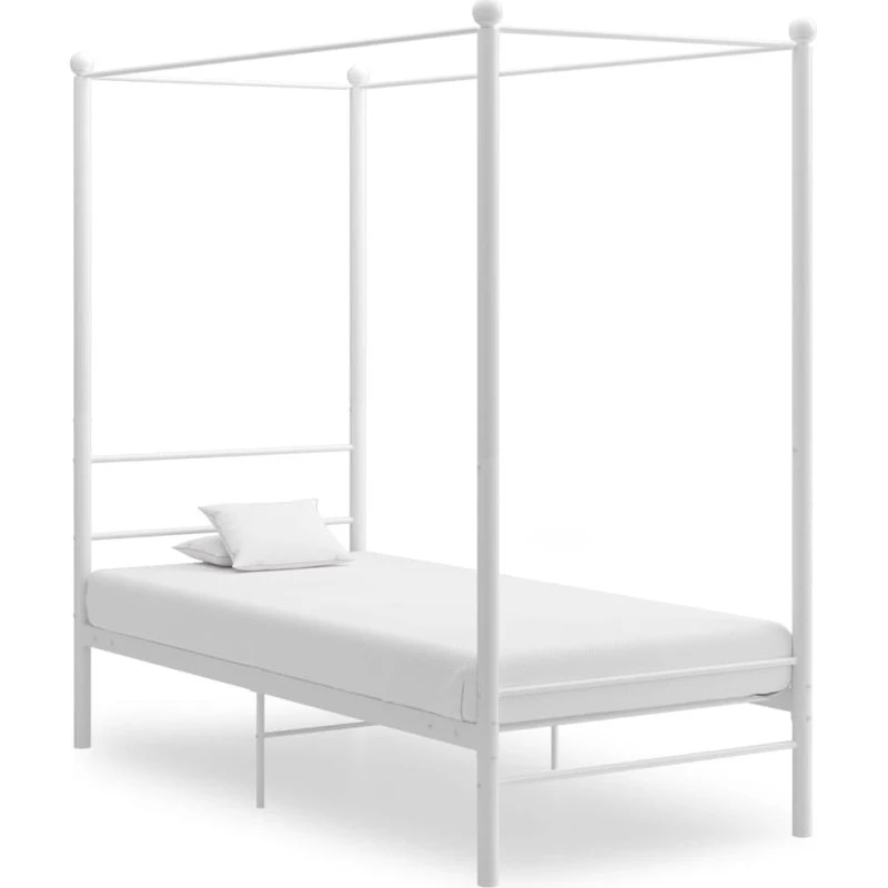 Himmelseng sengestel 100x200 cm metal hvid
