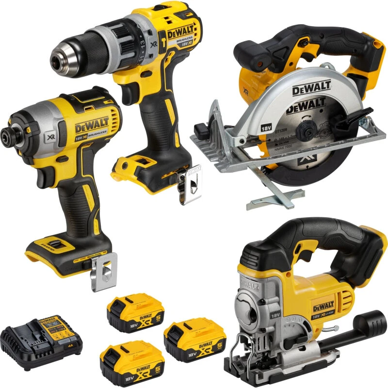 DeWalt DCK551P3T-QW 18V kombisæt 5 dele (3x5.0Ah)
