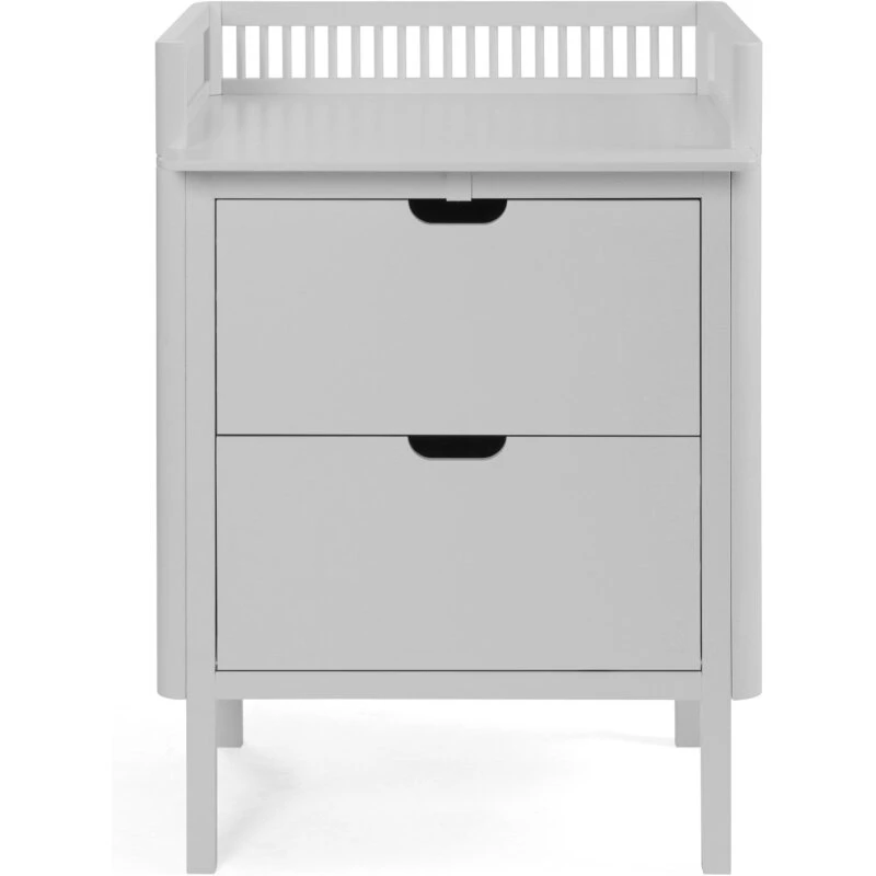 Sebra Puslebord Classic med skuffer - Stone Grey