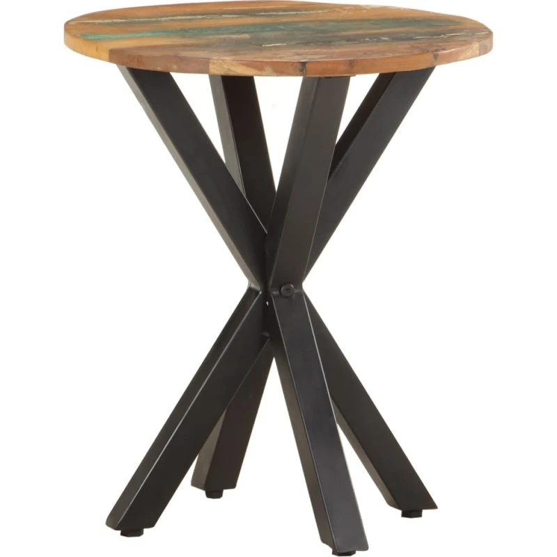 Sidebord i massivt genbrugstræ 48x48x56 cm