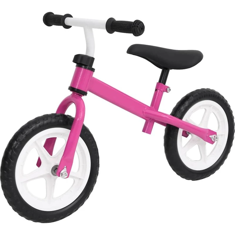 Løbecykel 9,5" EVA-hjul Pink – Robust stålstel