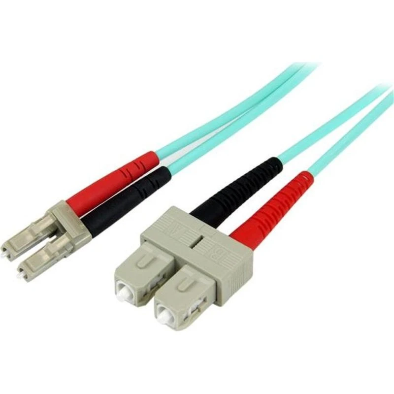 StarTech 10Gb MM fiberkabel LC–SC 50/125 µm, 2 m (turkis)