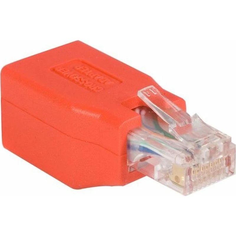 StarTech Cat6 RJ45 crossover-adapter, rød