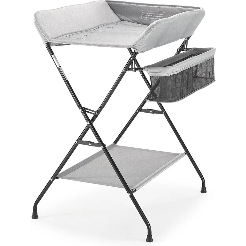 BabyTrold Vera 2 sammenklappeligt puslebord – Grå Denim