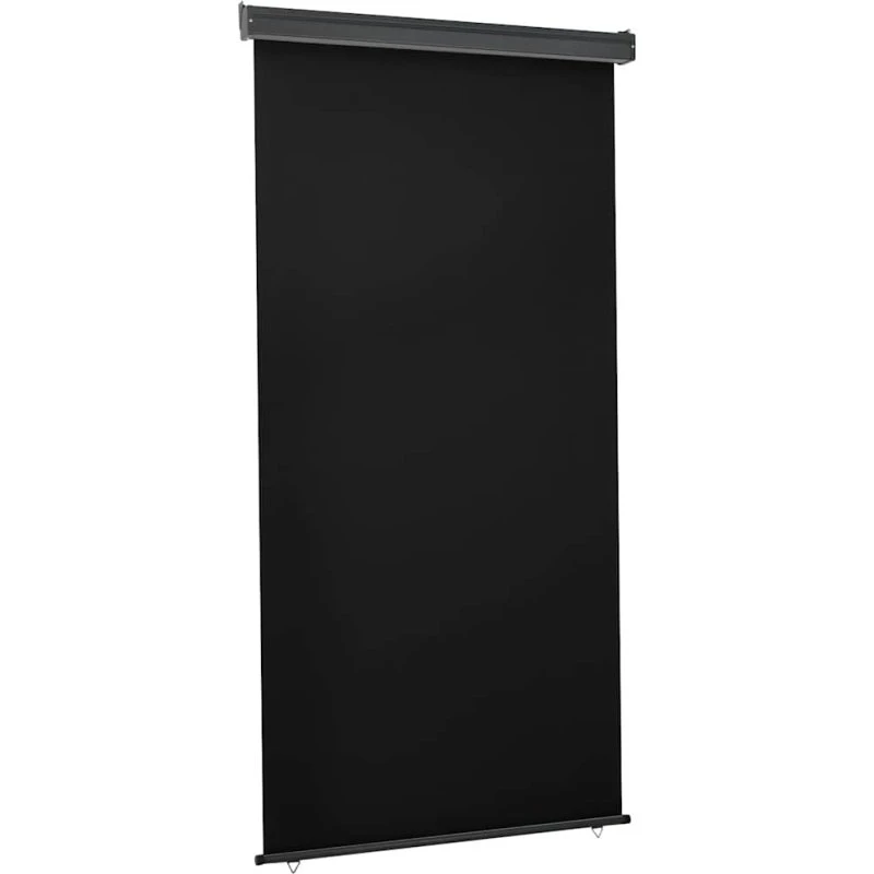 Sidemarkise til altan 125x250 cm – sort