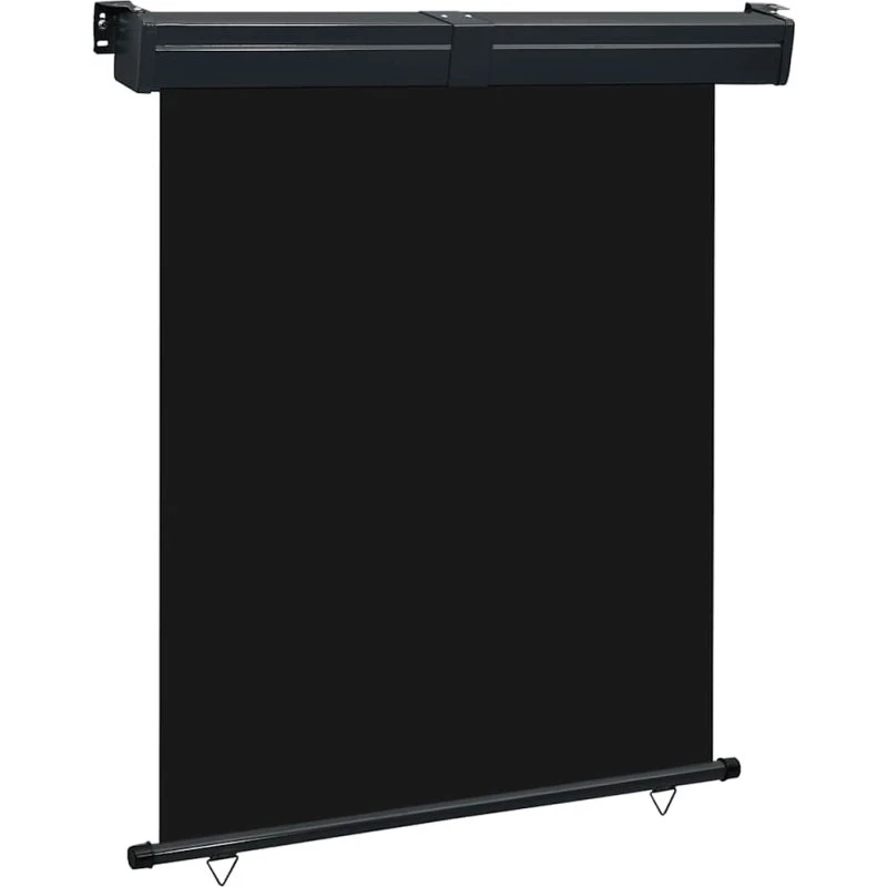 Sidemarkise til altan 145x250 cm - sort