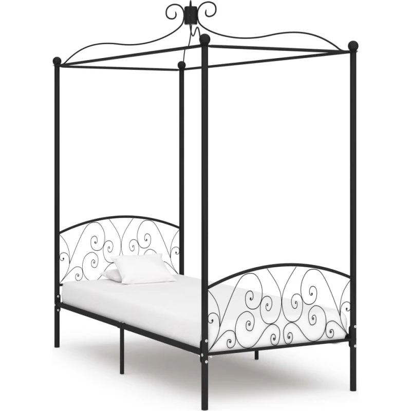 Himmelseng stel 100x200 cm i sort metal