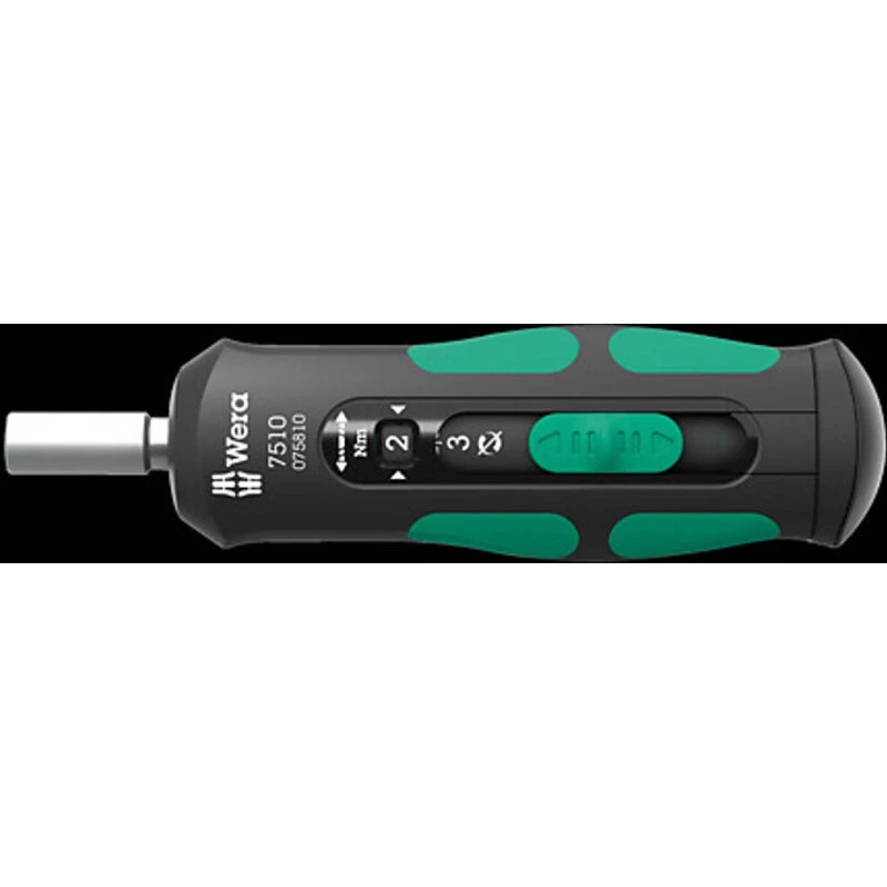 WERA 7515 Kraftform Safe-Torque momentskruetrækker 1–3 Nm