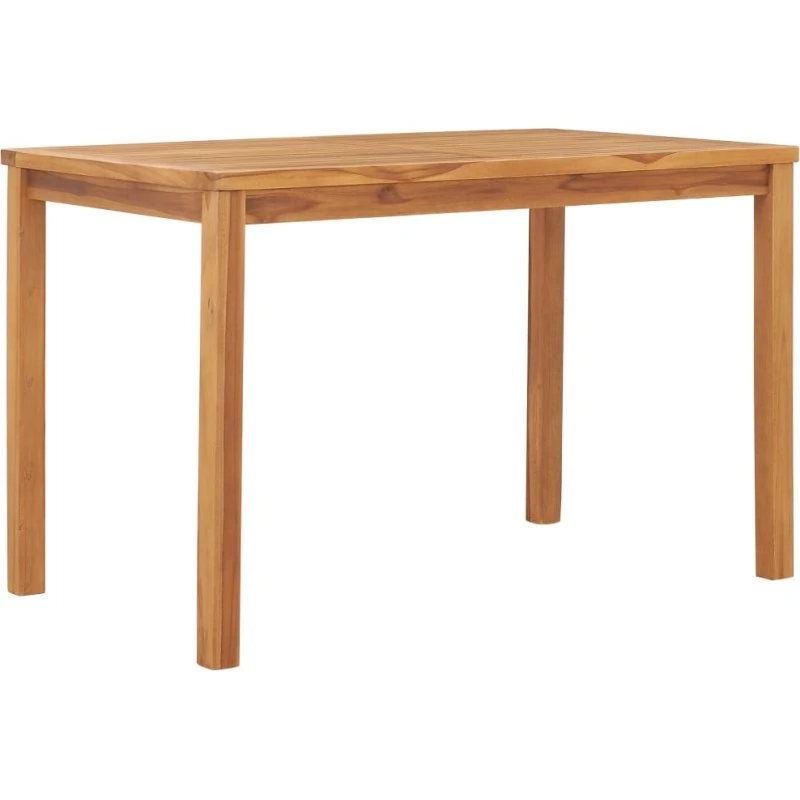 Havebord i massivt teak 120x70x77 cm