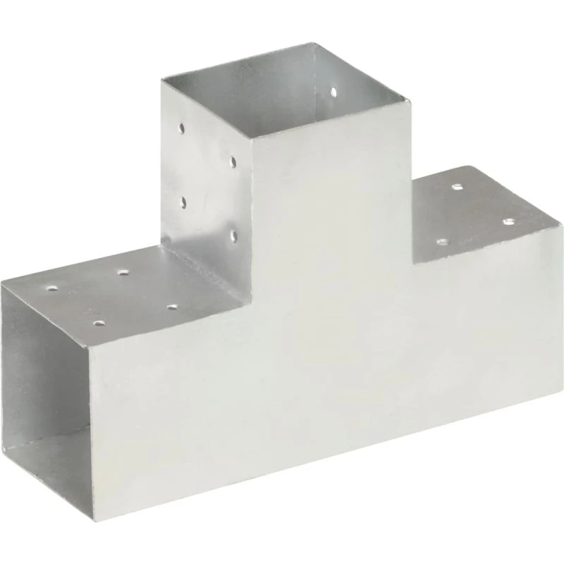Stolpebeslag T-form til 101x101 mm galvaniseret metal