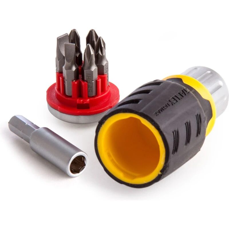 Stanley FatMax skraldeskruetrækker multi-bit med LED (lille)