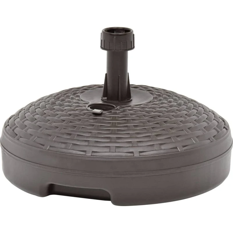 Parasolfod 20 L rattanlook - brun (vand/sandfyldt)