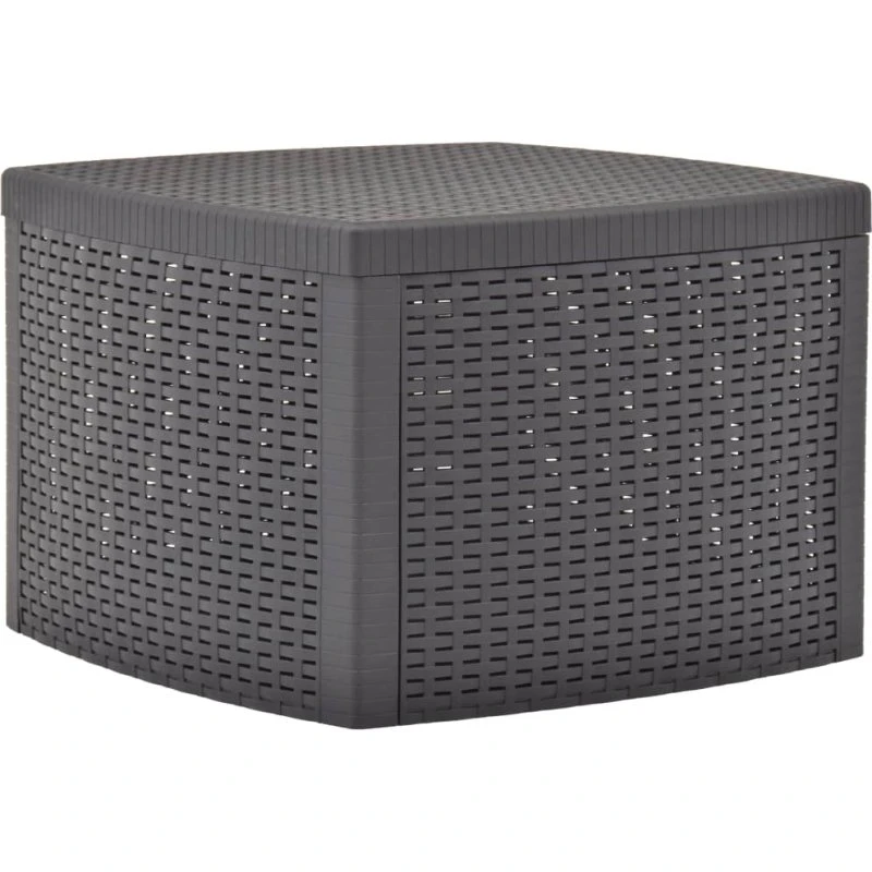 Sidebord til have 54x54x36,5 cm mokka – vedligeholdelsesfrit